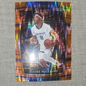 Ziaire Williams 2021 Select #86 Concourse Tiger Refractor